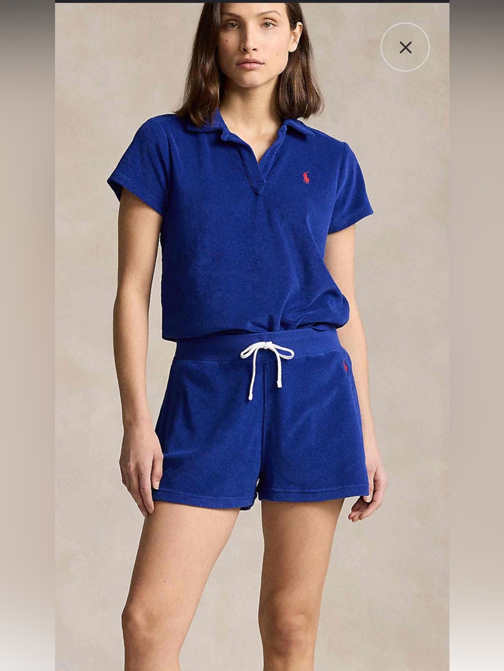 Polo Ralph Lauren - Pony-Embroidered Towelling Shorts and shirt M